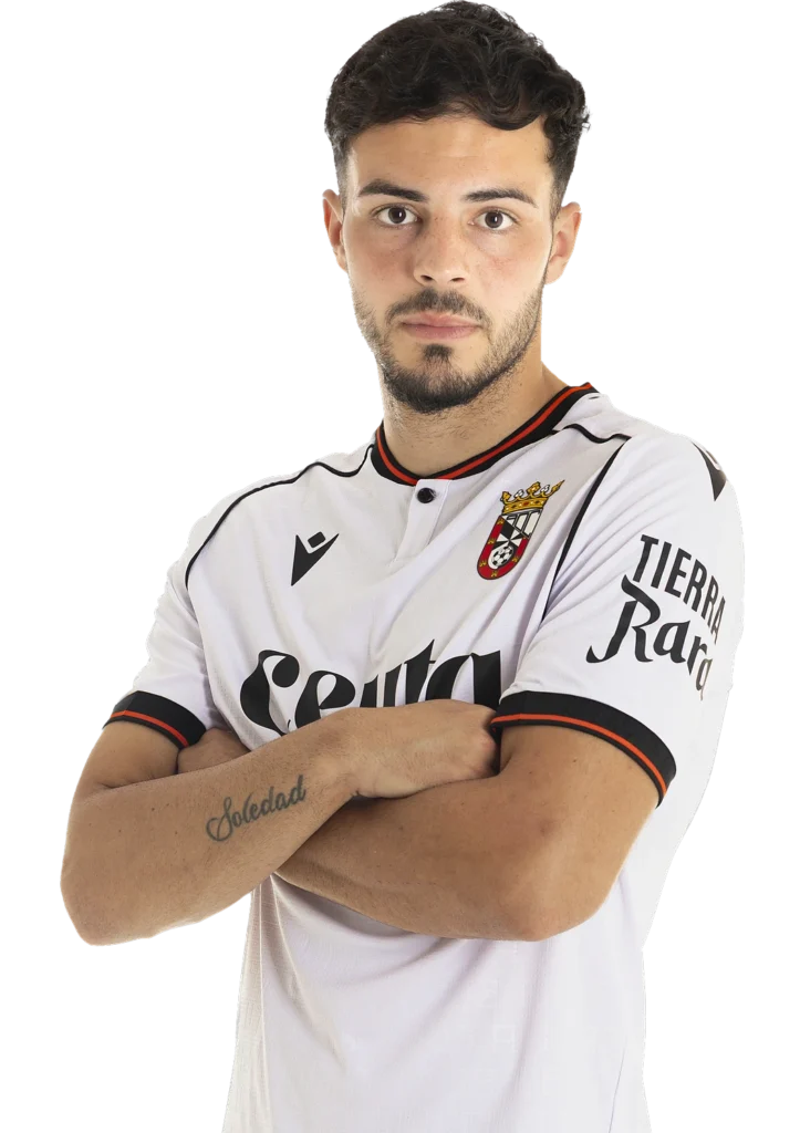 Dani Más, defensa del AD Ceuta FC