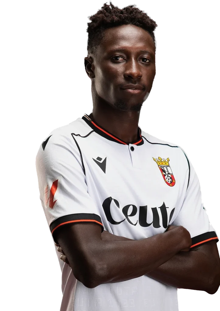 William Owusu, jugador del AD Ceuta FC B